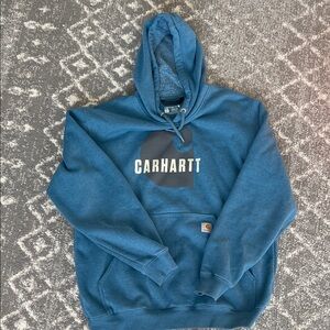 Carhartt Teal Men's Hoodie